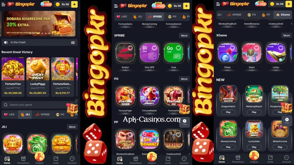Bingo PKR game